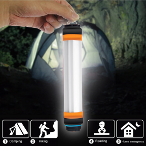 Универсальный походный водонепроницаемый перезаряжаемый USB светильник Rechargeable waterproof lamp модель - фото 1 - id-p216374277
