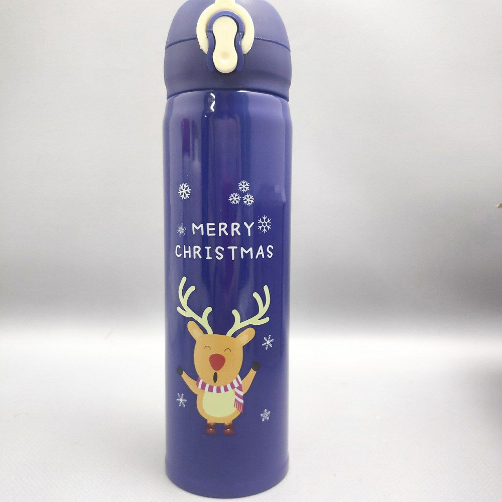 Уценка Термокружка Merry Christ, 500 ml / Термос праздничный Белая Дед Мороз - фото 8 - id-p216373088