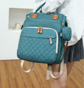 Модный многофункциональный рюкзак с термоотделом, USB и кошелечком Mommys Urban для мамы и ребенка / - фото 1 - id-p216373102