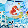 Книжка - пищалка, развивающая игрушка для купания (ванны) Bath Book  Подводный мир А560, фото 5