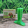 Зубная силиконовая щетка игрушка массажер для чистки зубов мелких пород собак Pet Toothbrush  Зеленый, фото 2
