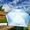 Мини - зонт карманный полуавтомат, 2 сложения, купол 95 см, 6 спиц, UPF 50 / Защита от солнца и дождя  Розовый, фото 8
