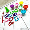 Набор для лепки Genio Kids Тесто-пластилин. Животный мир 6 цветов, 10 формочек, фото 7