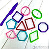 Набор Genio Kids Обучающий набор для лепки 22 элемента (геометрический фигуры, цифры) LEP11, фото 2