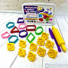 Набор Genio Kids Обучающий набор для лепки 22 элемента (геометрический фигуры, цифры) LEP11, фото 5