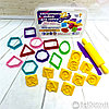 Набор Genio Kids Обучающий набор для лепки 22 элемента (геометрический фигуры, цифры) LEP11, фото 7