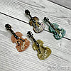 Бижутерия брошь для музыканта Скрипка 6.5 см Цвет Янтарный, фото 3