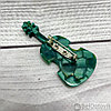 Бижутерия брошь для музыканта Скрипка 6.5 см Цвет Янтарный, фото 10