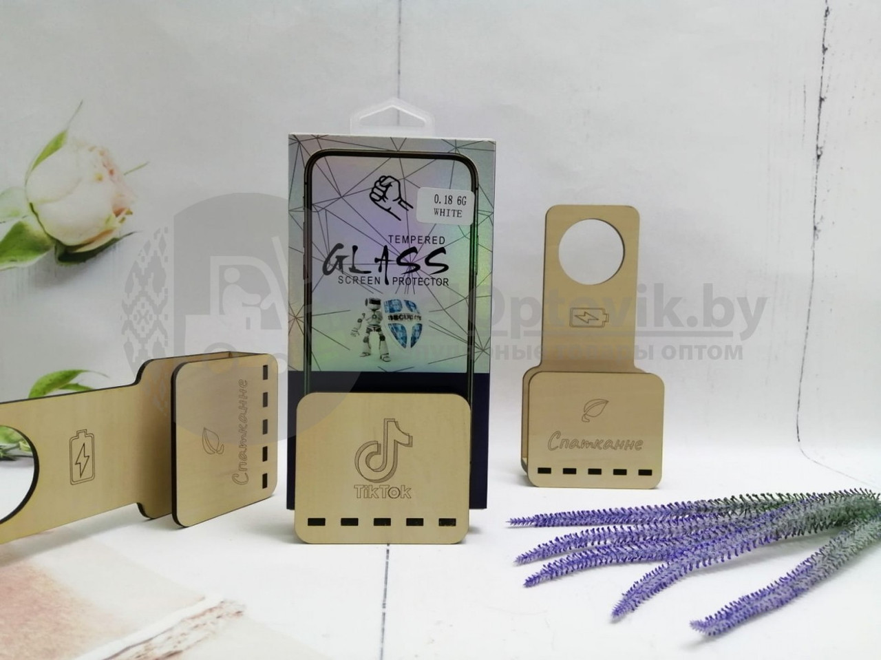 Эко продукт Настенный держатель/зарядка на розетку для смартфона EcoBio (Подставка под телефон), РБ Спатканне - фото 2 - id-p216374357