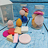 Многофункциональный набор спонжей для макияжа в пластиковом боксе  (цвет Микс), 9 штук., фото 8