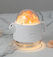 Аромадиффузор - ночник беспроводной с гималайской солью Magic Teapot, (2 режима подсветки, 360 ml, 800 mAh) /