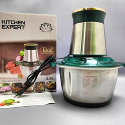 Кухонный комбайн Молния (электрический измельчитель) для кухни Kitchen Expert 350 W (2 скорости, стальная