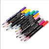 Набор цветных блестящих контурных маркеров/ фломастеров Outline Pen двойная линия Магия мерцающего серебра. 12, фото 2