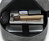 Стильный рюкзак Joy start 2 в 1 с USB и отделением для ноутбука до 17 DF-21016 (рюкзак  сумка) Серый, фото 8
