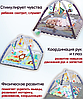 Детский развивающий коврик для малышей с бортиками Activity GymFoldable Play Mat, 0 (28 игрушек, борт-сетка 18, фото 8
