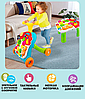 Развивающий детский игровой центр Musical stroller educational 3 в 1 (ходунки, пушкар каталка, столик с, фото 4