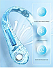 Вентилятор шейный портативный Bladeless Neck Cooler A18 (3 режима работы) Персиковый, фото 2