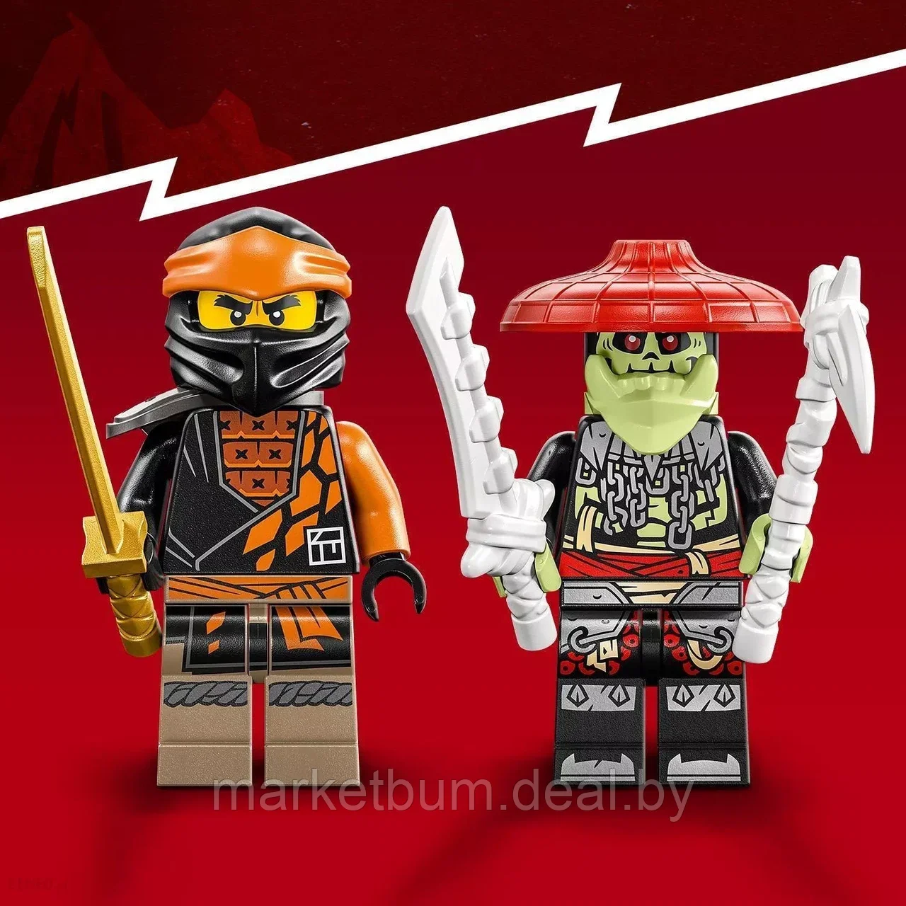 Конструктор LEGO Ninjago 71782, Земляной дракон Коула EVO - фото 5 - id-p216375538