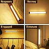 Беспроводная лампа с датчиком движения USB Led Cabinet Sensor Light 40 см., фото 4