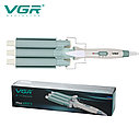 Стайлер для волос VGR v-595 Professional (Плойка трехволновая), фото 9