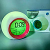 Часы - будильник с подсветкой Color ChangeGlowing LED (время, календарь, будильник, термометр) Розовый, фото 9