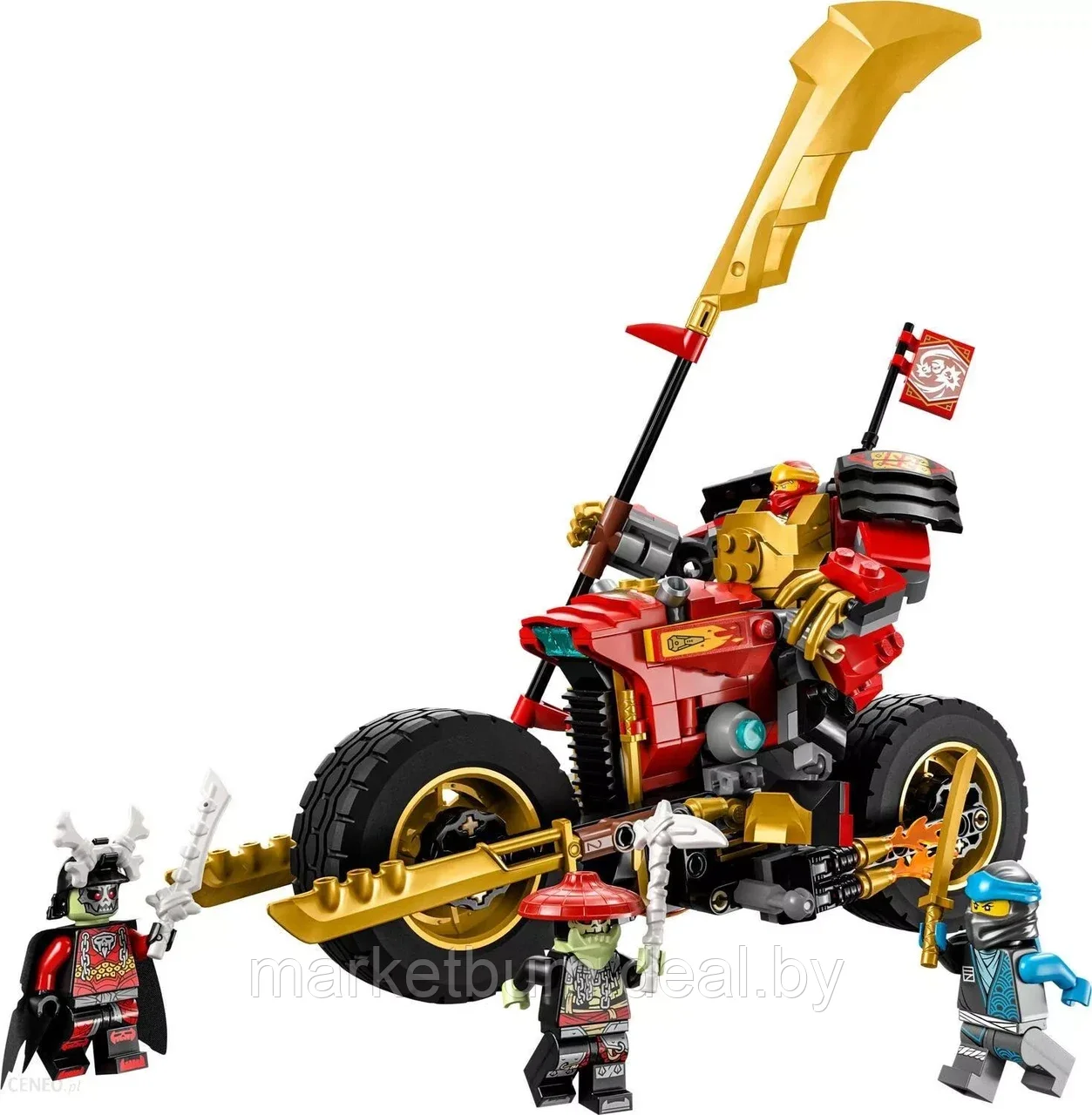 Конструктор LEGO NINJAGO 71783, Механический гонщик Кайя ЭВО - фото 3 - id-p216375577