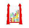 Игра - головоломка тетрис 3D 72 детали Tetris Puzzle Game в планшете / Новая настольная игра - пазл 3 Голубой, фото 10