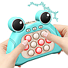 Электронная приставка консоль на память Pop It Fast Push / Антистресс игрушка для детей и взрослых Зеленый, фото 10