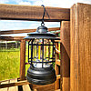 Многофункциональный подвесной походный фонарь в стиле ретро Camping Lamp Черный, фото 6