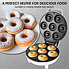 Аппарат для выпечки мини-пончиков Donut Maker KC-TTQ-1 на 7 форм, 1200W, фото 3