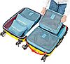 Набор дорожных органайзеров Laun Drypouch Travel 6 штук разных размеров  Синяя, фото 5
