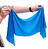 Спортивное охлаждающее полотенце  Super Cooling Towel Голубой, фото 3