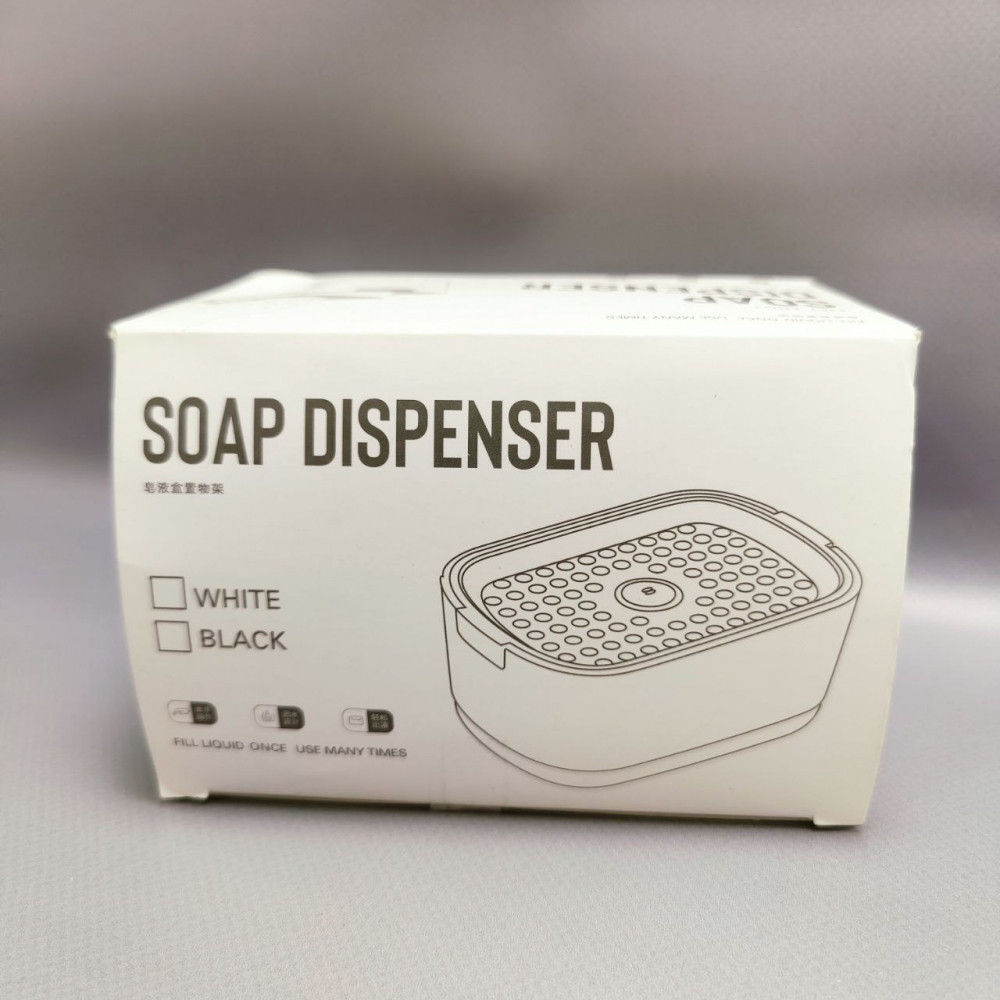 Диспенсер для моющего средства и губки Soap Dispenser / Дозатор на кухню с губкой 2в1 - фото 3 - id-p216373428