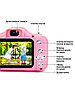Детский цифровой мини фотоаппарат Summer Vacation (фото, видео, 5 встроенных игр). Дефект коробки Розовый, фото 3