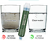 Походный фильтр для очистки воды Filter Straw / Портативный туристический фильтр, цвет MIX, фото 8