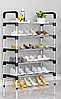Полка для обуви металлическая Easy Shoe Rack / Этажерка / Обувница напольная 5 ярусов 110х55х30см., фото 9