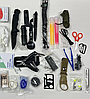 Тактическая сумка - аптечка укомплектованная 32 предмета / дорожный подсумок - аптечка для выживания / серая, фото 2