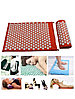 Набор для акупунктурного массажа 2 в 1 в чехле: коврик акупунктурные  подушка акупунктурная (Acupressure Mat, фото 3