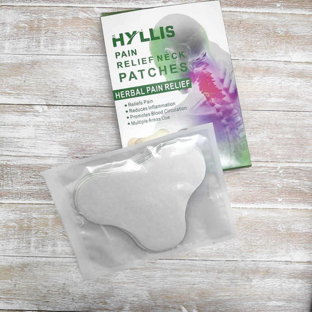 Обезболивающий пластырь для шеи Hyllis / рельефный патч травяной для тела 10 шт. в упаковке - фото 8 - id-p216373604