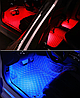 Универсальная светодиодная RGB led подсветка салонасконтроллером идатчикоммузыкидля автомобиляAutomobile, фото 8