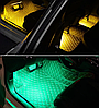 Универсальная светодиодная RGB led подсветка салонасконтроллером идатчикоммузыкидля автомобиляAutomobile, фото 10