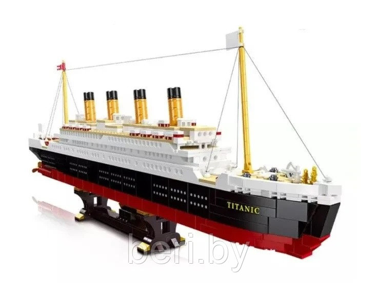 92026 Конструктор Корабль Титаник, 1059 деталей - фото 2 - id-p216376085