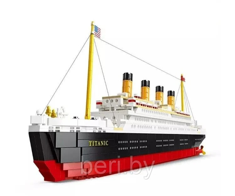 92026 Конструктор Корабль Титаник, 1059 деталей - фото 3 - id-p216376085