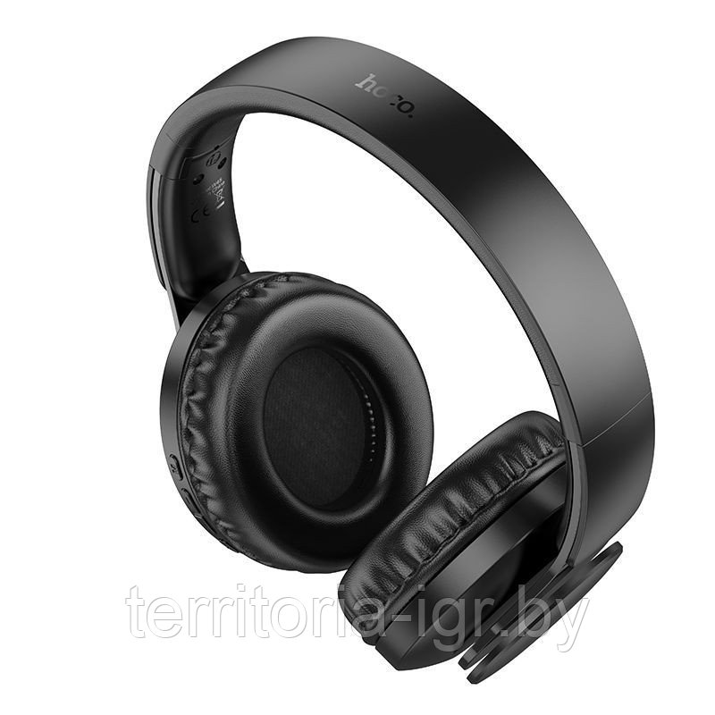 Беспроводная Bluetooth-гарнитура c микрофоном W45 черный Hoco - фото 3 - id-p216376207