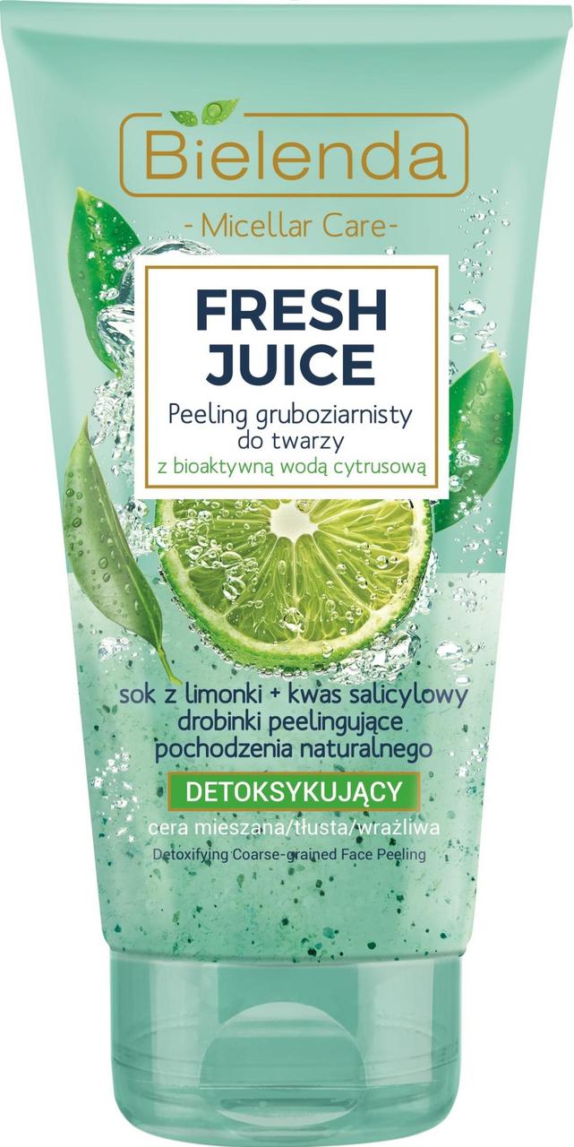 Интенсивный детоксифицирующий скраб Bielenda Fresh Juice "Лайм", 150 г - фото 1 - id-p216376254