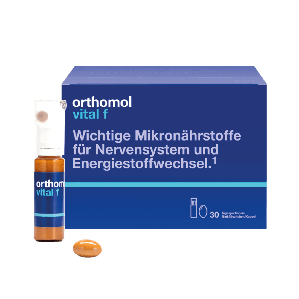 Биологически активная добавка ОРТОМОЛ/ORTHOMOL® Vital F для энергии ...