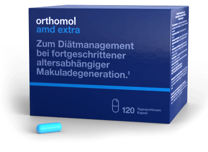 Биологически активная добавка ОРТОМОЛ/ORTHOMOL® AMD Extra для улучшения зрения (капсулы) № 120