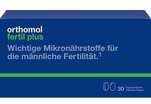 Биологически активная добавка к пище ОРТОМОЛ/ORTHOMOL® Fertil plus для фертильности (таблетки+капсулы) для