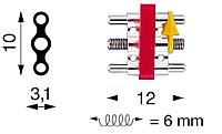 Винт ортодонтический расширяющий стандартный Lewa Dental 1006А-12