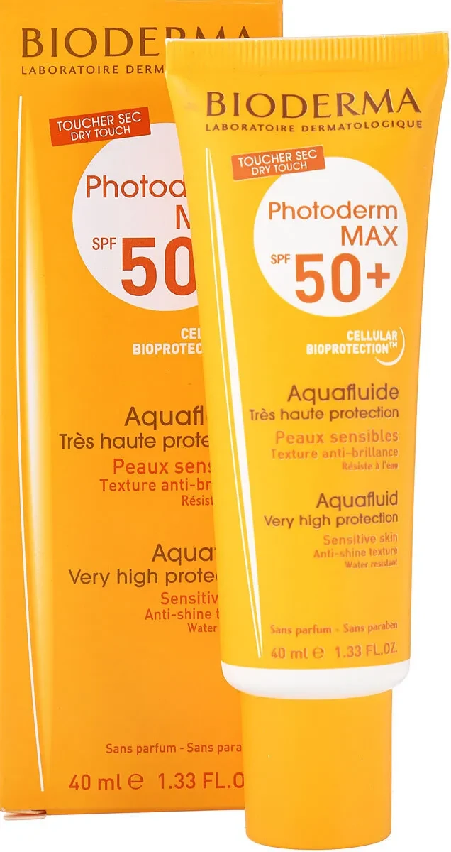 Аквафлюид для лица Bioderma "Photoderm Max SPF 50+ Aquafluide", 40 мл - фото 1 - id-p216376499